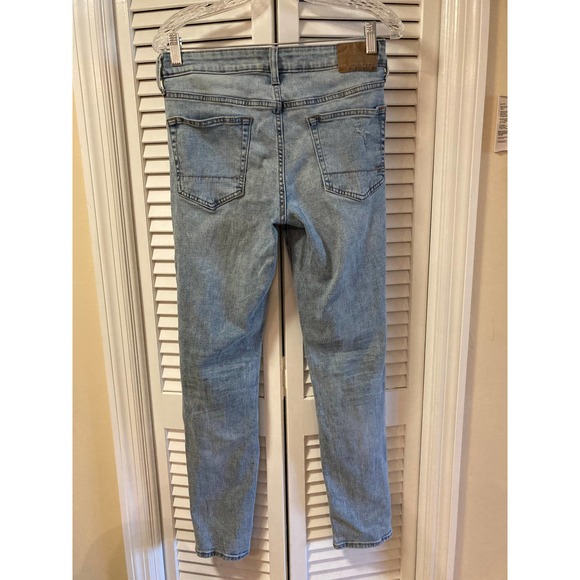 Aeropostale Lightwash Distressed Skinny Jeans Sz 30/32 - Picture 3 of 8